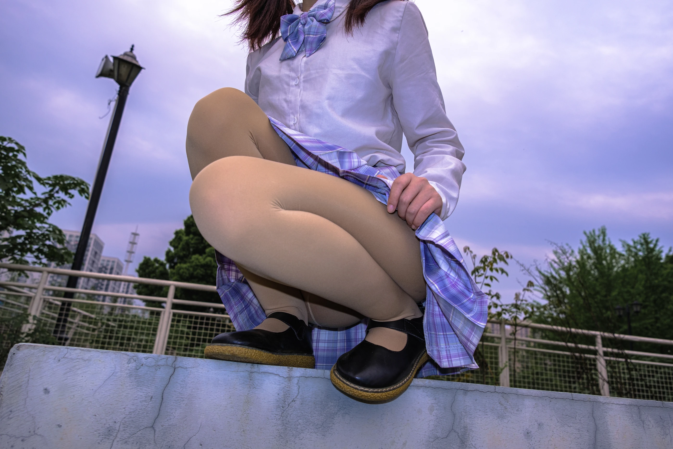 森萝财团 月下001 小夜 肉丝 300D 真空 [76P]插图2
